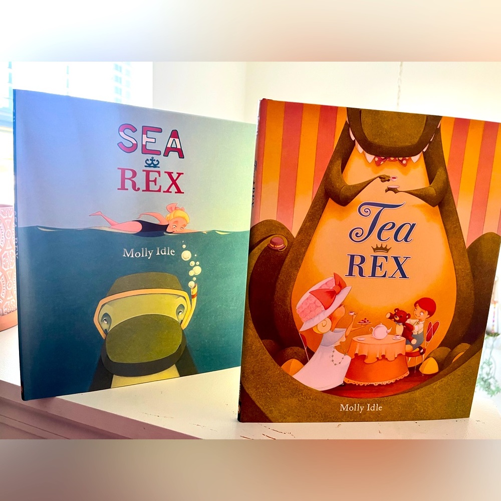 Sea Rex/Tea Rex hardback book set NEW